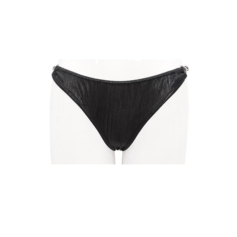 Sst007 Fine Vertical Lines And Shimmer Swimming Shorts