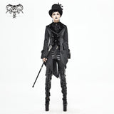 'Morbid Angel' Gothic Jacquard Coat