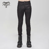 'Pulverize' Punk Fitted Pentagram Trousers