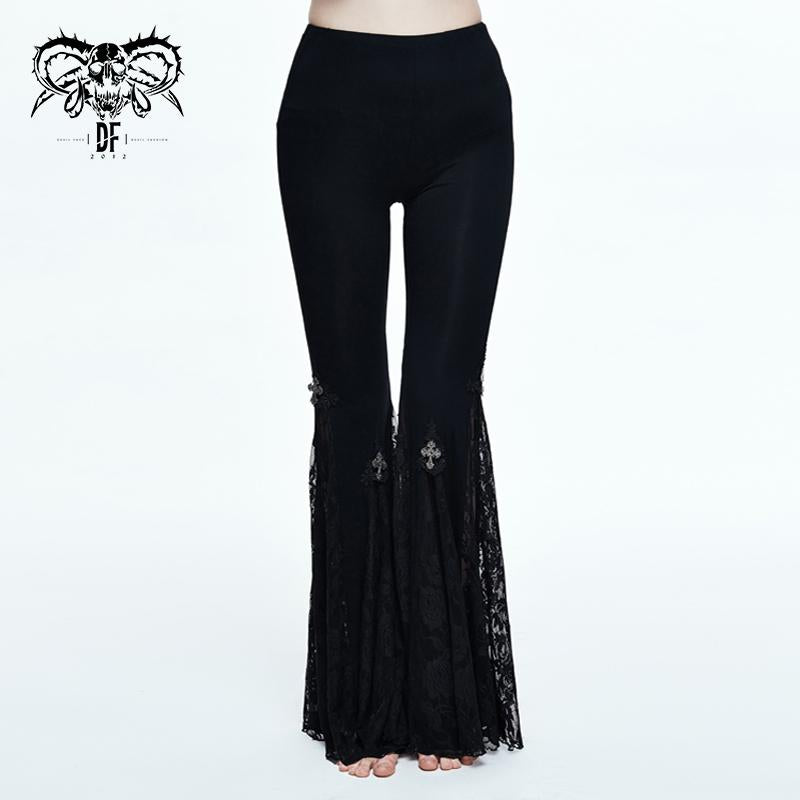 Corrupted Mermaid' Gothic Bell Bottom Pants