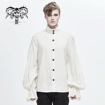 Jabberwocky' Steampunk Linen Shirt — DevilFashion Gothic Clothing