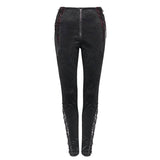 'Erosion' Gothic Pants With Mesh Panels