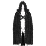 'Black Phoenix' Punk Fur Cloak