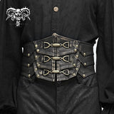 'Clouded Vision' Steampunk Faux Leather Belt