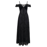 'Burn the Witch' Gothic Slip Dress