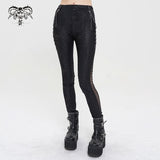 Lady Killer' Punk Distressed Trousers