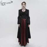 'Body Electric' Gothic Jacquard High Low Coat