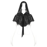 Lost Highway' Gothic Mesh Cape With Hood