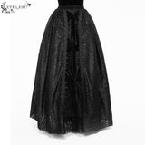 Eskt014 Buttocks Three Dimensional Embroidered Dress Half Skirt With Pannier