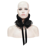 'Callista' Gothic Neckerchief And Headwear Accessory (Black)