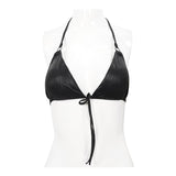 Sst006 Fine Vertical Lines And Shimmer Bikini