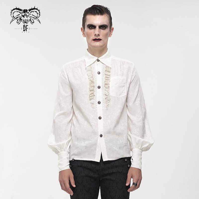 'Hygeia' Gothic Lantern Sleeve Shirt (Light)