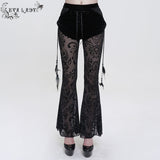 'Riot' Mesh Flared Pants