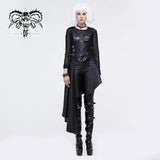 'Social Distortion' Punk Midi Leather Dress