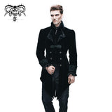 'Baphomet' Gothic Tuxedo With Black Embroidery