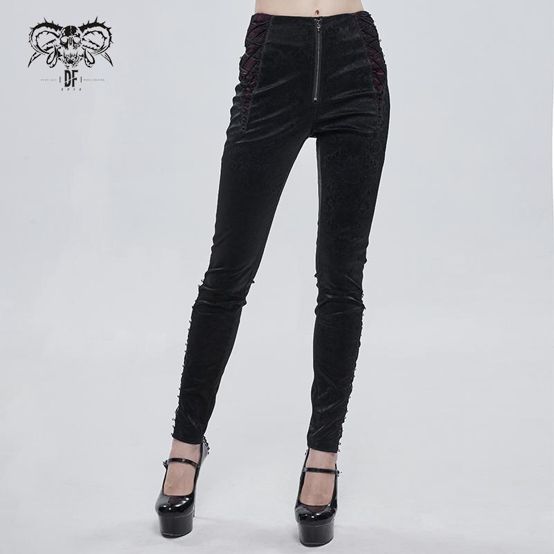 Erosion' Gothic Pants With Mesh Panels – DevilFashion Official