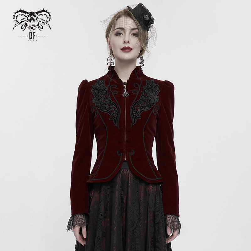 'Night Endeavour' Gothic Embroidered Coat