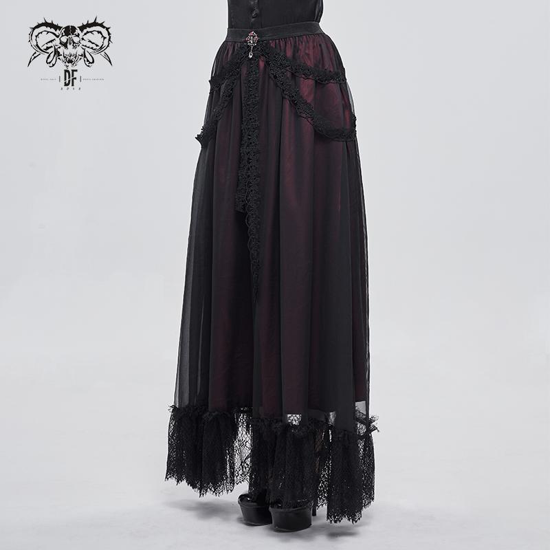 'Snatcher' Gothic A-line Skirt