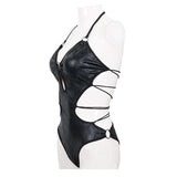 Sst005 Punk Wave Pattern One Piece Swimsuit