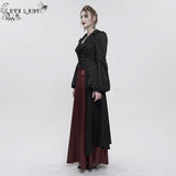 'Body Electric' Gothic Jacquard High Low Coat