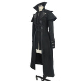 Punk Women Fake Two Pieces Game Style Woollen Coats