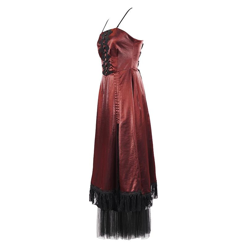 'Bloodflower' Gothic Waterfall Dress