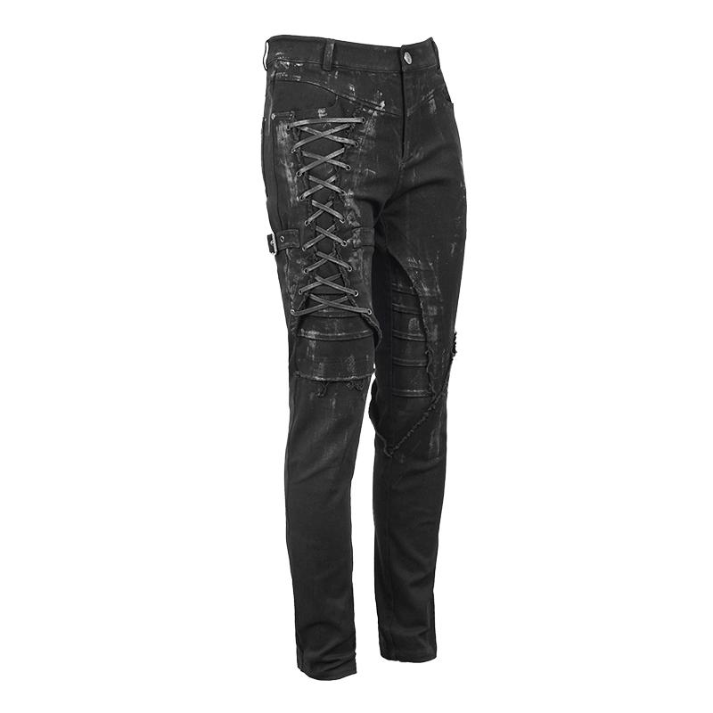 Nazgul Men's Trousers by Punk Rave brand